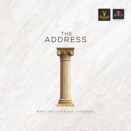 The Address brochure page 1